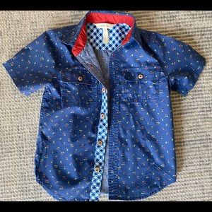 Boys 4t button down